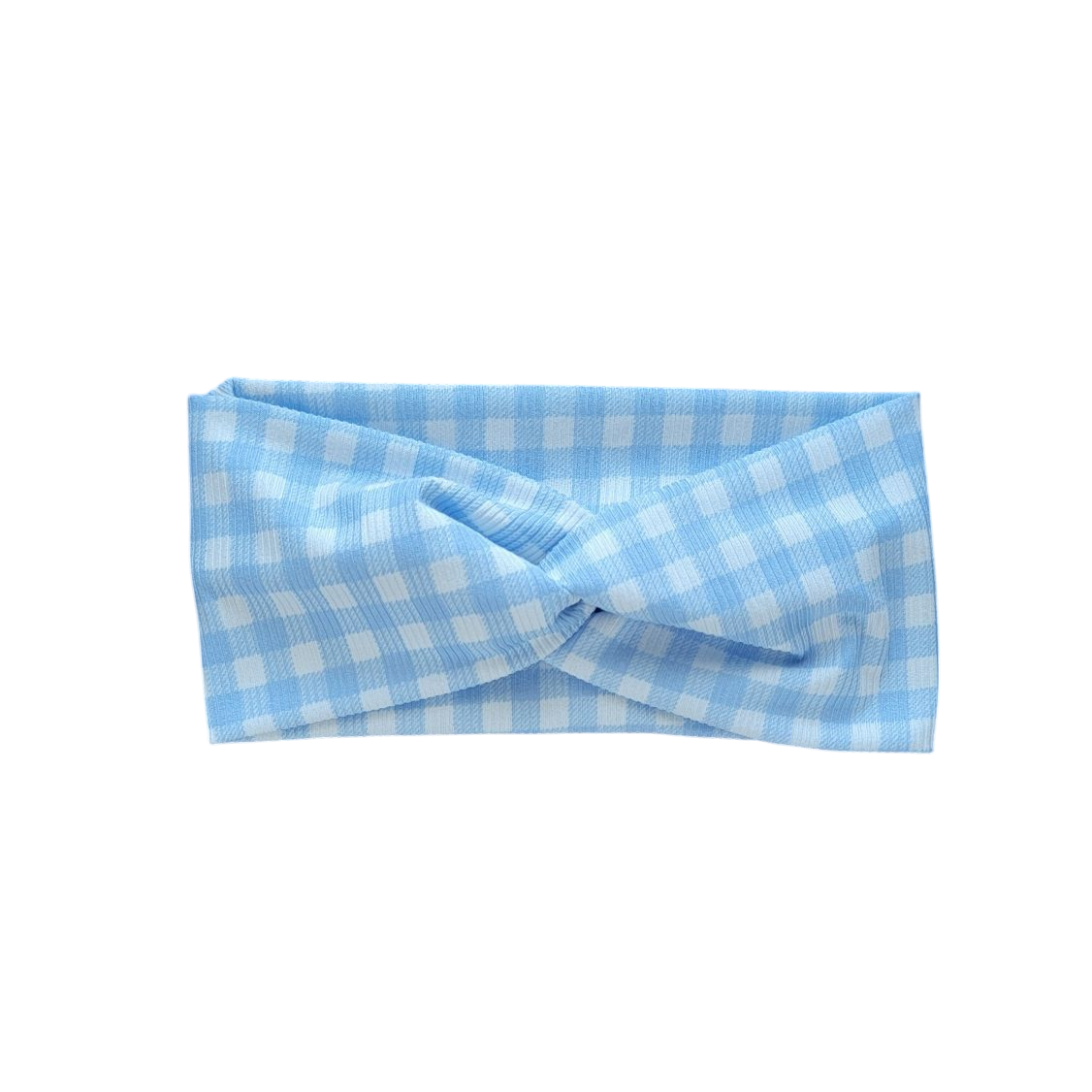 Twisted Blue Gingham