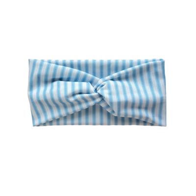 Twisted Shabby Stripes Signature Material Headband | Bay Bands