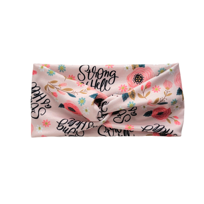 Twisted Strong as Hell Signature Material Headband | Bay bands