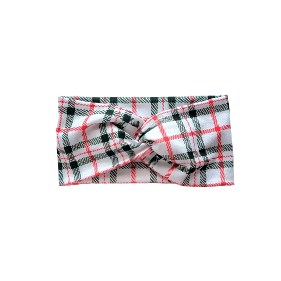 Twisted White Christmas Plaid