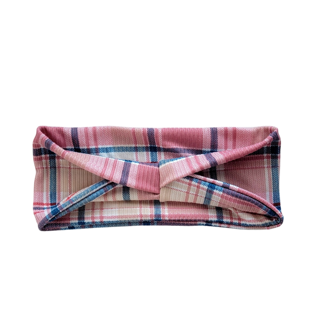 Ribbed Pink Plaid