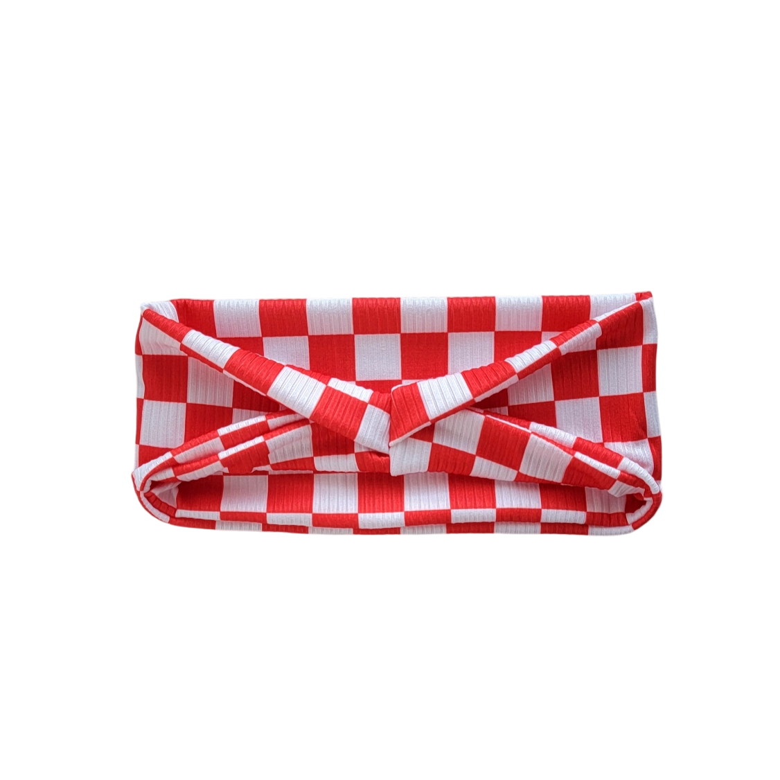 Ribbed Red Checkerboard