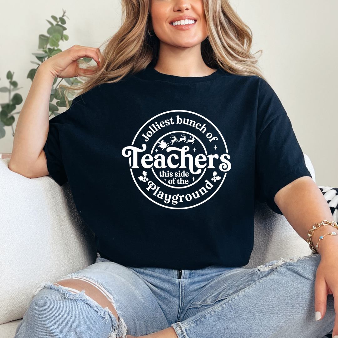 Jolliest Bunch Of Teachers Shirt Transfer