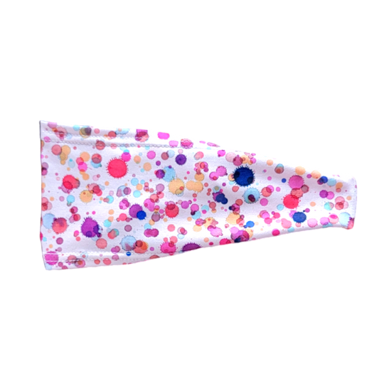 Pink Splatter Headband | Bay Bands