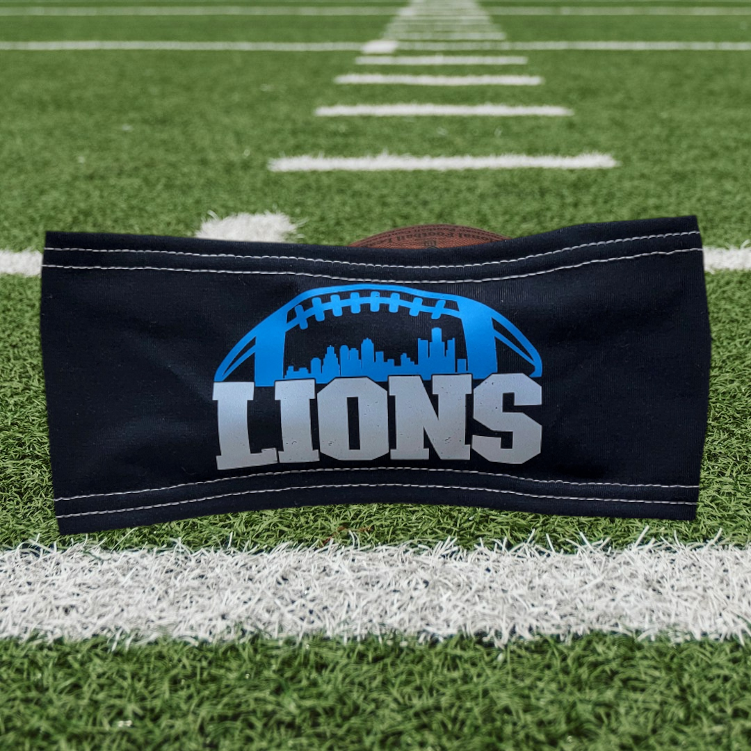 Lions Football Headband | Bay Bands