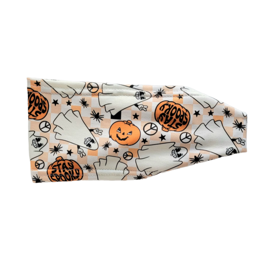 headband with ghosts and pumpkins