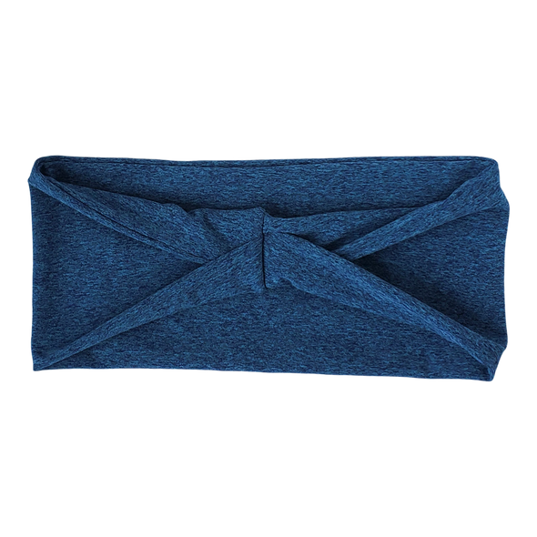 headband in solid blue