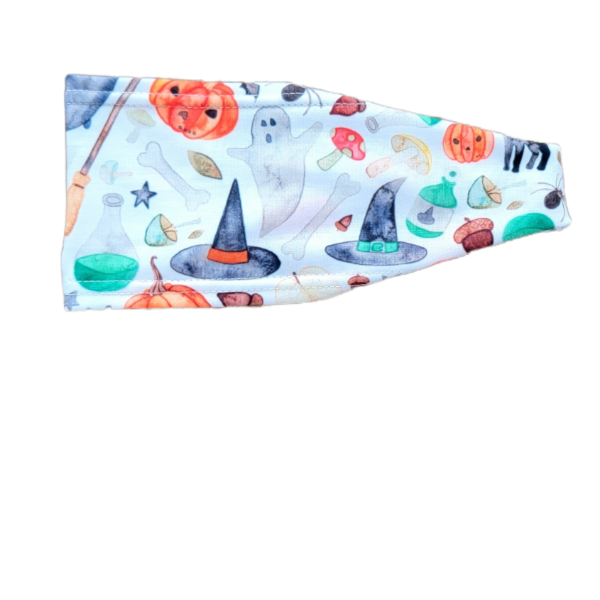 white headband with halloween images