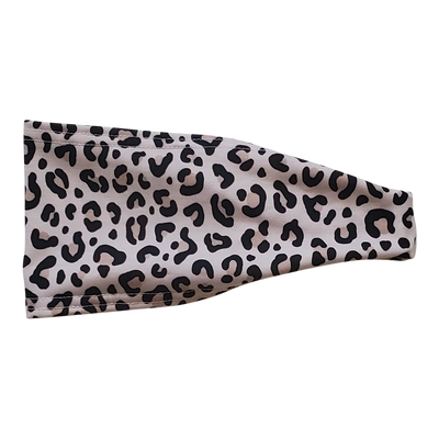 black leopard print on tan